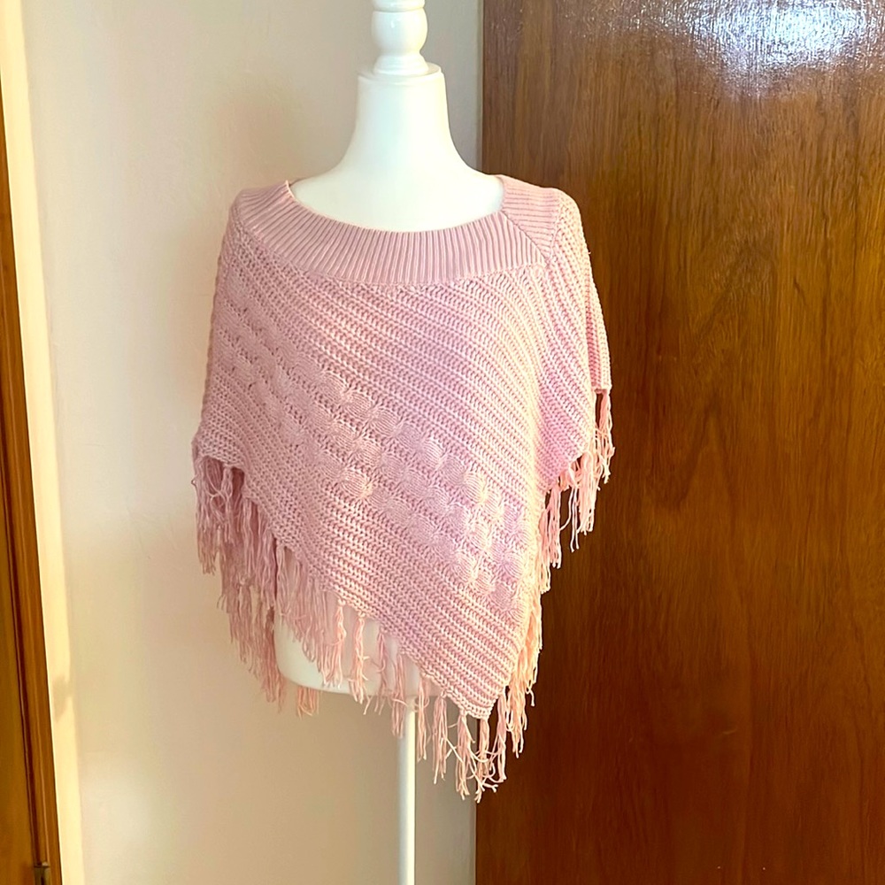 Calvin Klein Light Pink Poncho